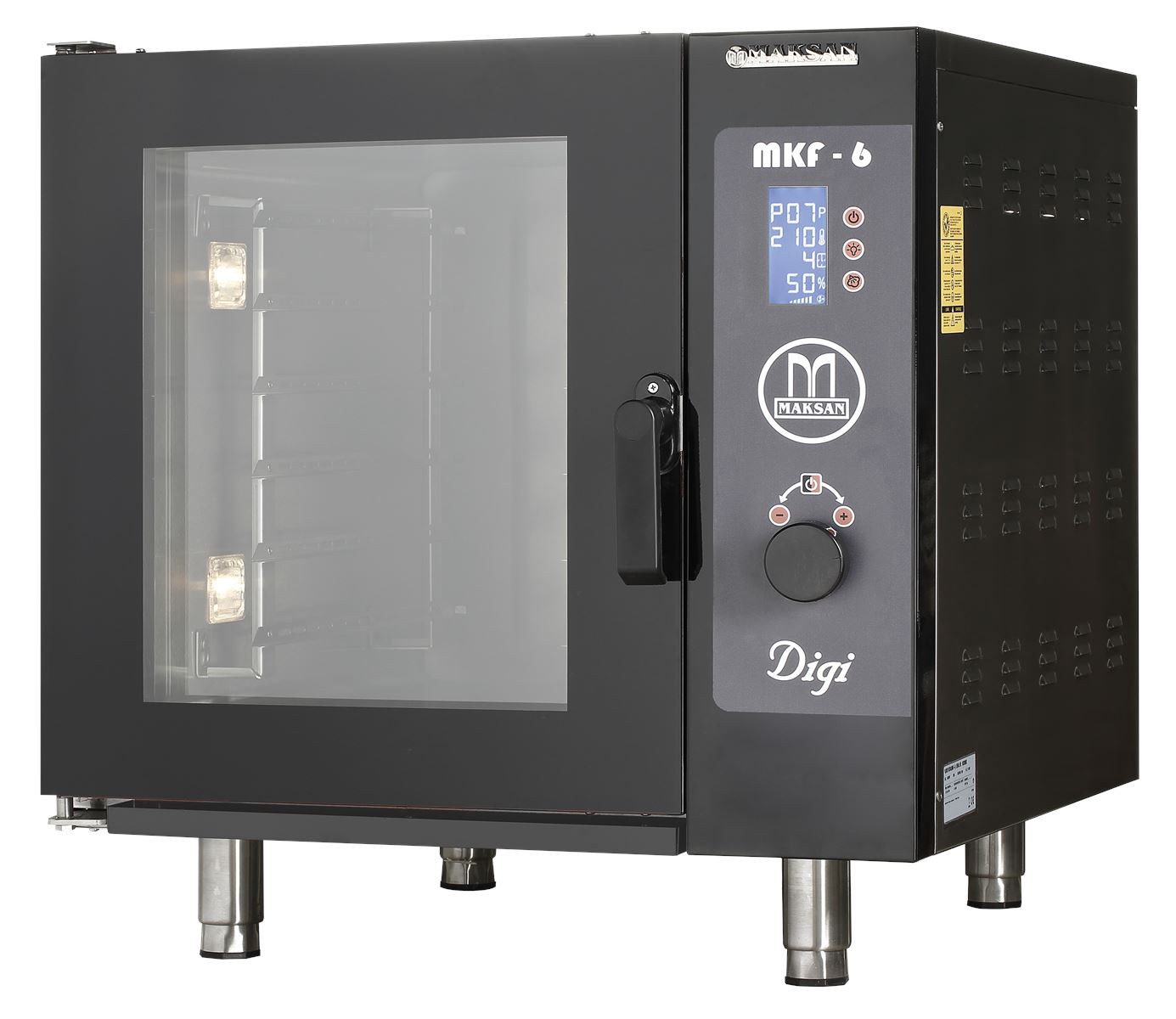 MKF-6 DIGI Elektrik Isıtmalı Dijital Konveksiyonlu Patisseri Fırını