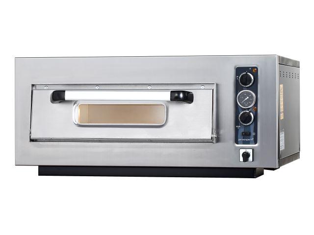 PO-501T Tek Katlı & PO-502T Çift Katlı Termometre Göstergeli Pizza Fırınları